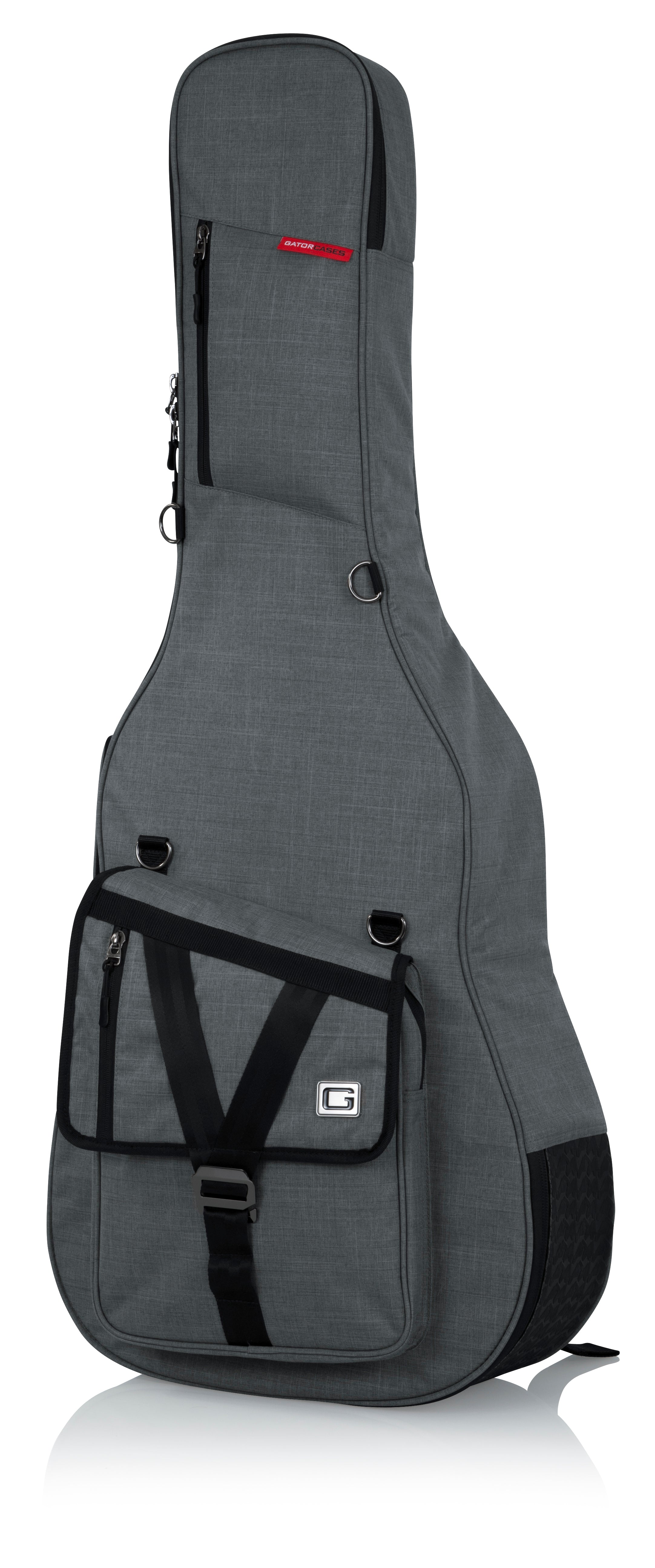 Gator Cases GT-ACOUSTIC-GRY Transit Series Acoustic Guitar Gig Bag