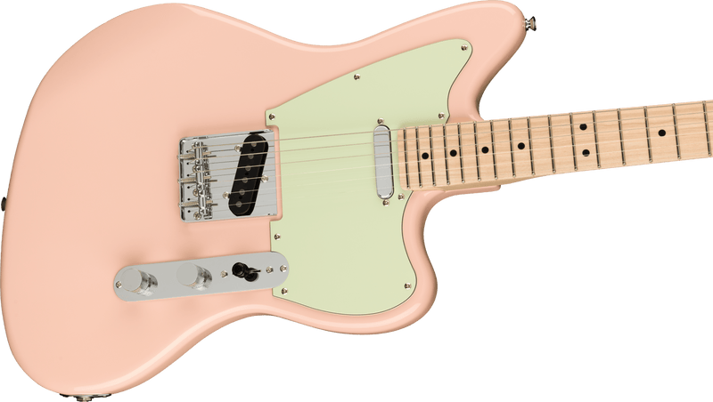 Fender Squier Paranormal Offset Telecaster Maple FB Mint Pickguard, Shell Pink