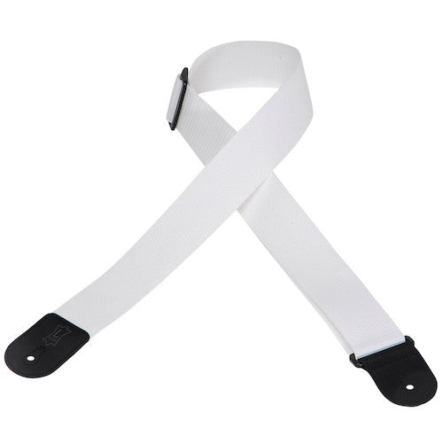 Levy's M8POLY-WHT Classic Series Guitar Strap - White