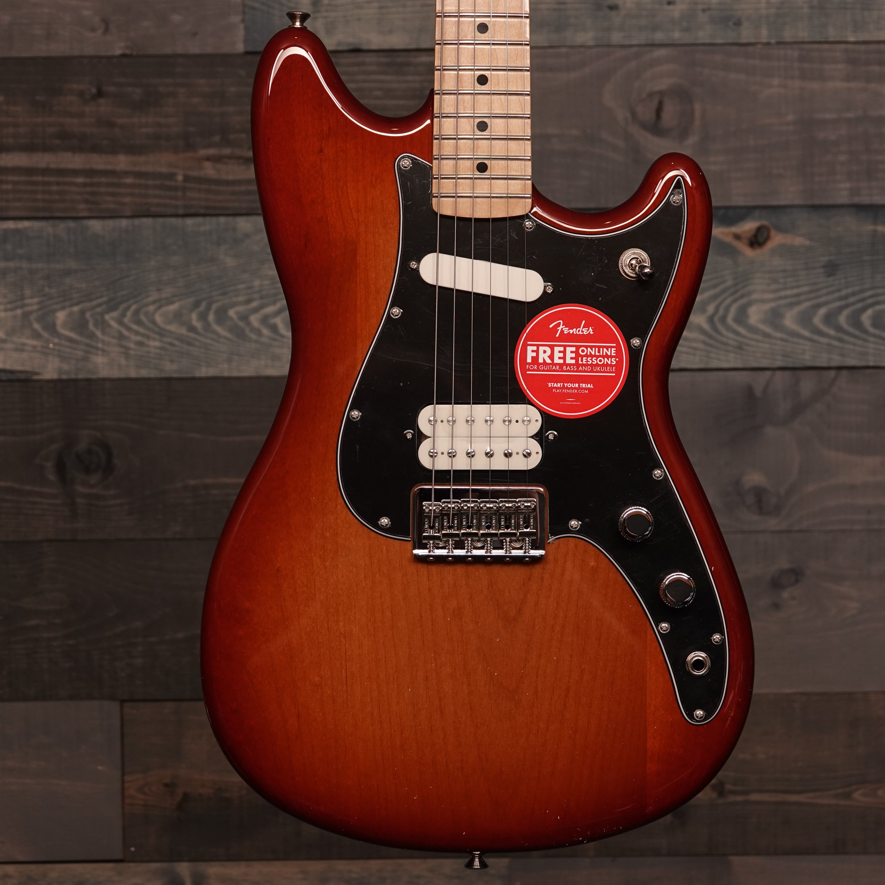 Fender Player Duo-Sonic HS, Maple Fingerboard, Sienna Sunburst