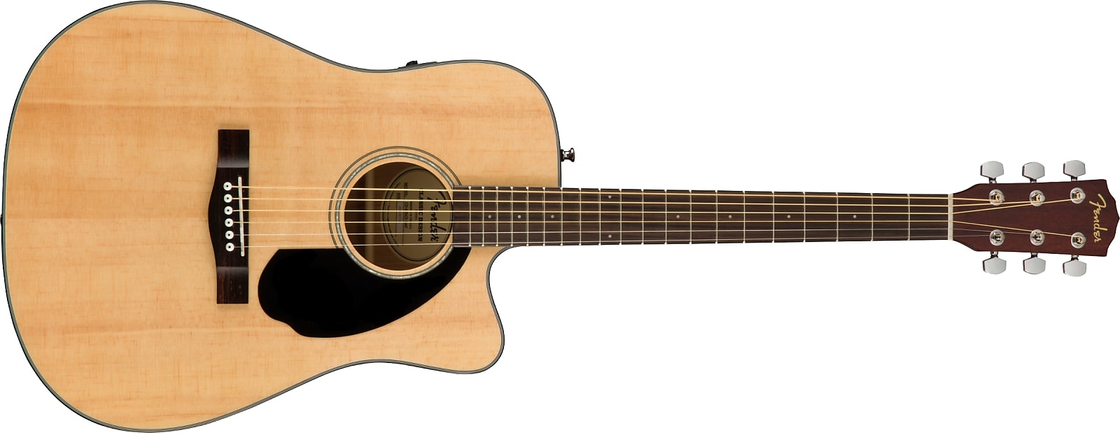 Fender CD-60SCE Dreadnought, Walnut Fingerboard, Natural