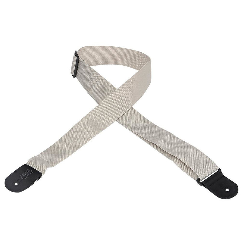Levy's M8POLY-GRY 2in Polypropylene Guitar Strap - Grey