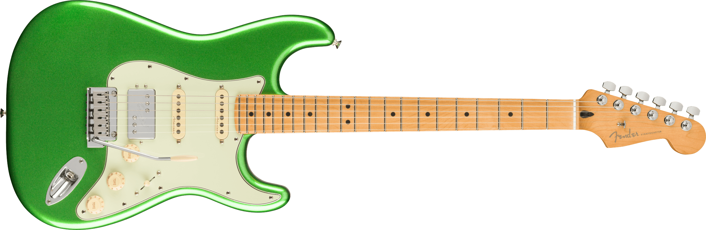 Fender Player Plus Stratocaster HSS, Maple Fingerboard, Cosmic Jade