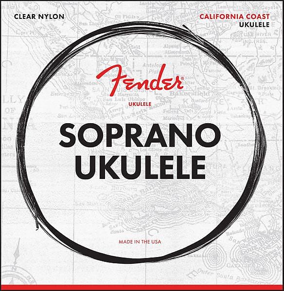 Fender Soprano Ukulele Strings, Set of Four