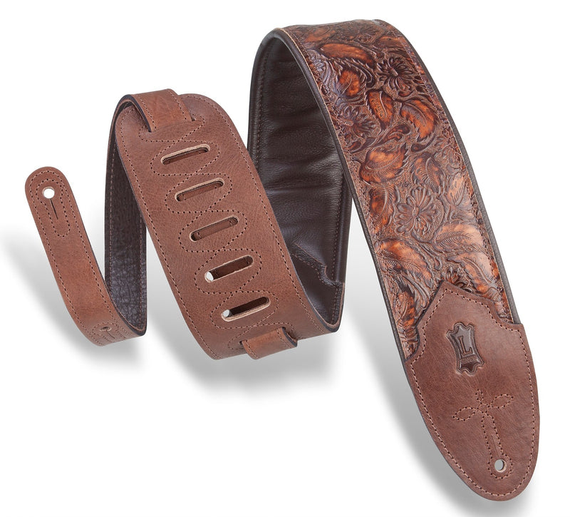 Levy's M4WP-006 Sundance Line Geranium Whiskey Guitar Strap
