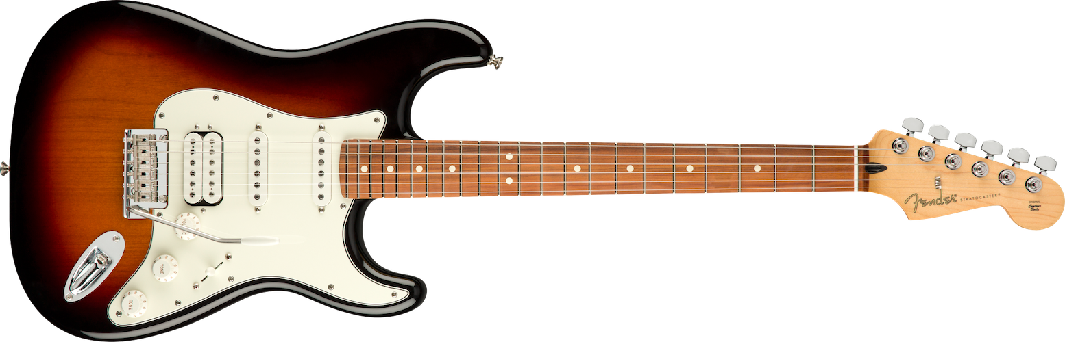 Fender Player Stratocaster HSS, Pau Ferro Fingerboard, 3-Color Sunburst