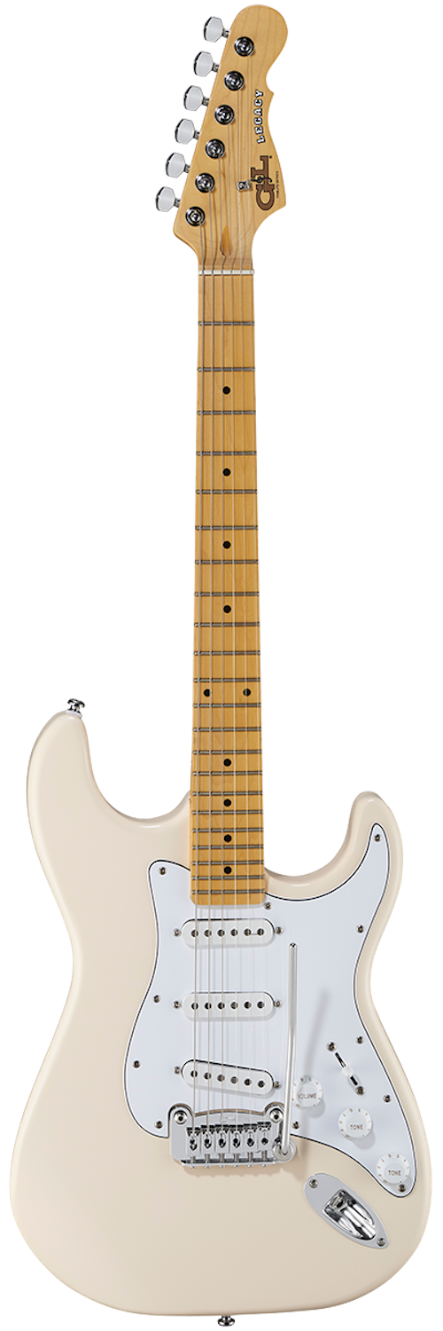 G&L Tribute Legacy Series Electric Guitar - White Satin Frost