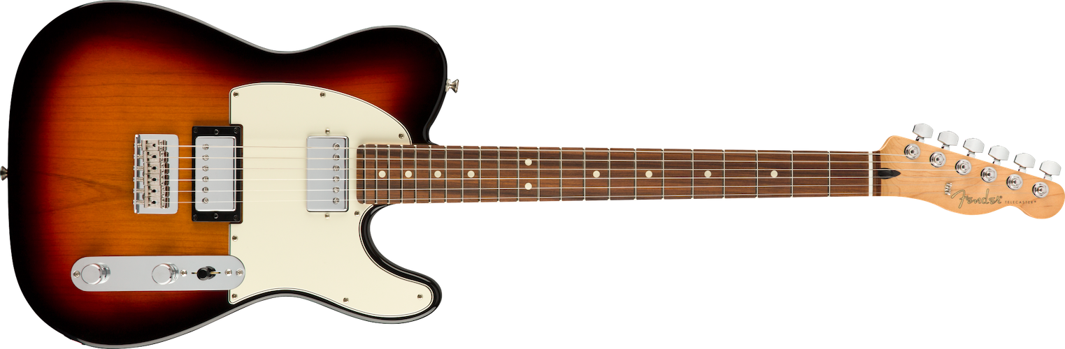 Fender Player Telecaster HH, Pau Ferro Fingerboard, 3-Color Sunburst