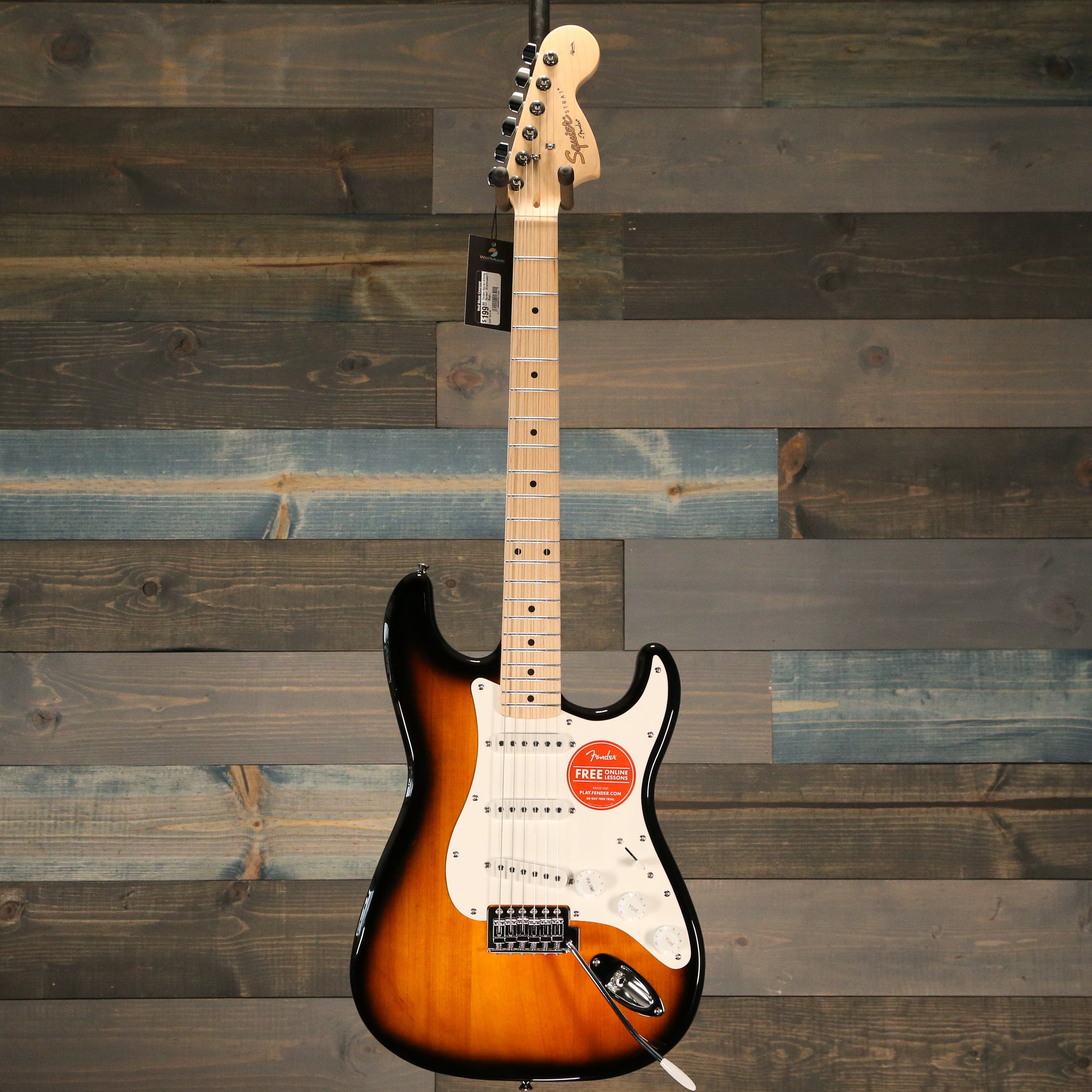 Fender Squier Affinity Series Stratocaster Maple Fingerboard, 2-Color Sunburst