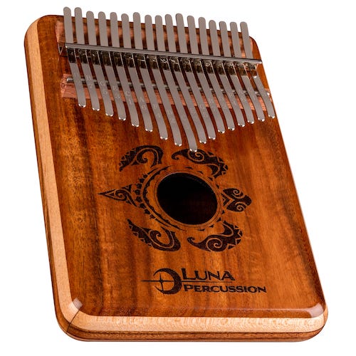 Luna Honu Koa 17 Key Kalimba Key of C