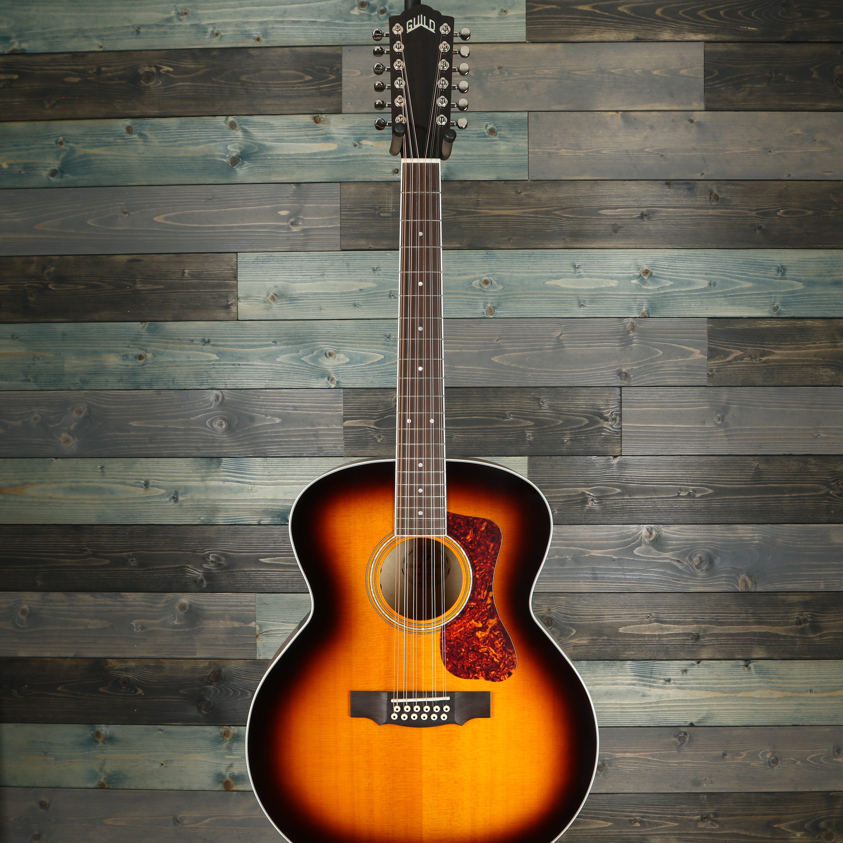 Guild F-2512E Deluxe ATB 12-String Acoustic - Antique Burst Gloss