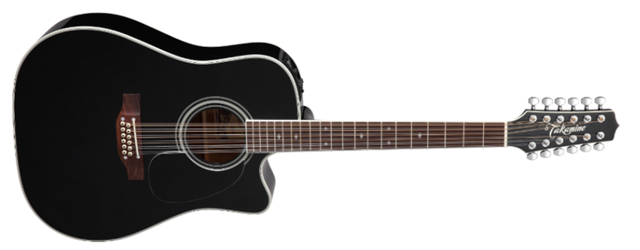 Takamine EF381SC 12-String Dreadnought Acoustic Guitar