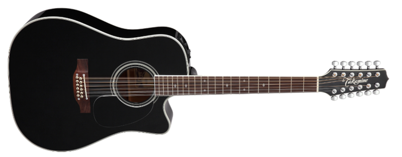 Takamine EF381SC 12-String Dreadnought Acoustic Guitar