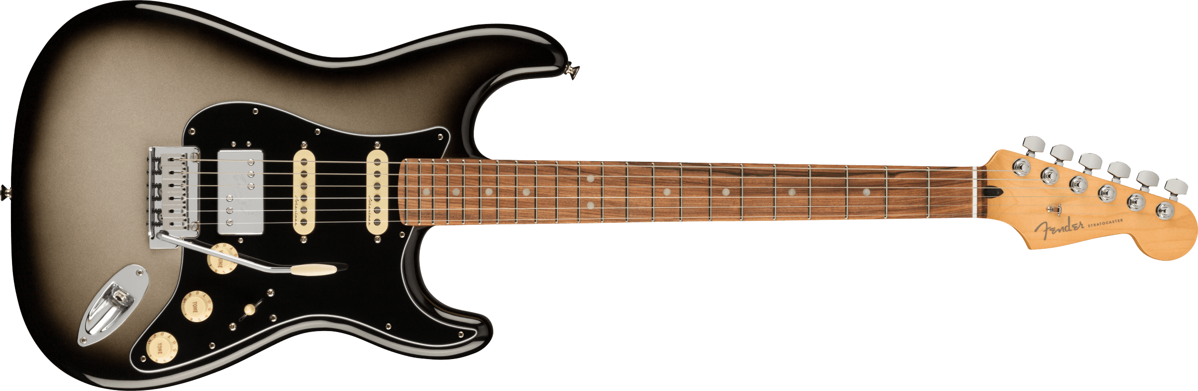 Fender Player Plus Stratocaster HSS, Pau Ferro Fingerboard, Silverburst