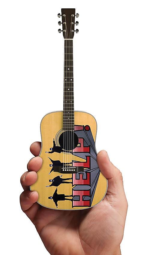 Axe Heaven Help! Fab Four Tribute Miniature Guitar Replica