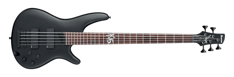 Ibanez Fieldy Signature K5 5-String Bass Guitar - Black Flat