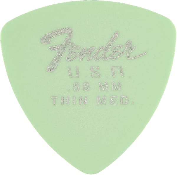 Fender Dura-Tone 346 Shape, .58, Surf Green, 12-Pack