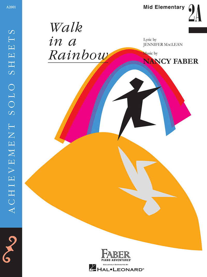 Walk in a Rainbow Mid-Elementary/Level 2A Piano Solo Faber Piano Adventures