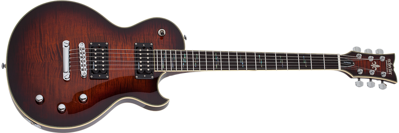 Schecter 2591 Solo-II Supreme Electric Guitar - Cat's Eye Black Burst