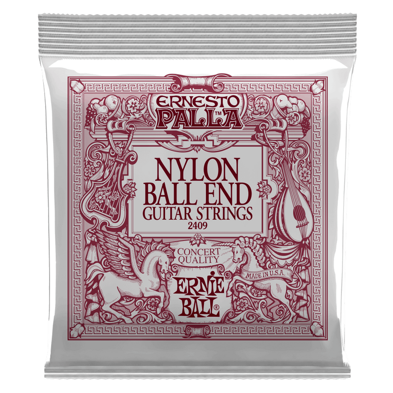 Ernie Ball 2409 Ernesto Palla Black Nylon Gold Ball End Classical Guitar Strings