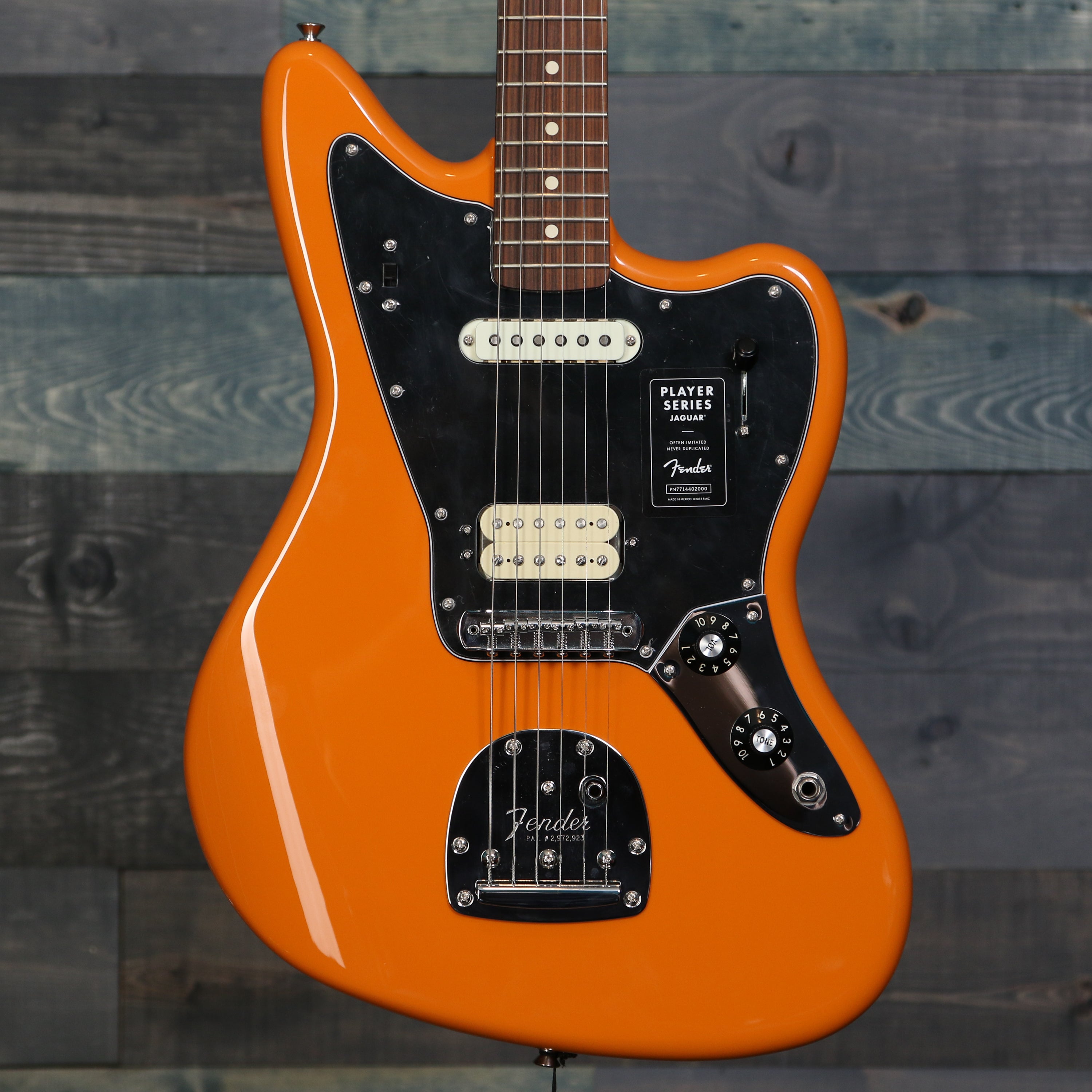 Fender Player Jaguar, Pau Ferro Fingerboard, Capri Orange