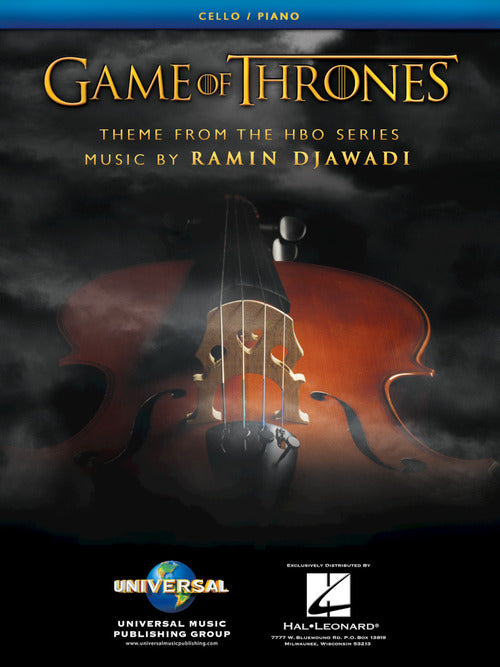 Hal Leonard Game of Thrones Theme Arranged for Cello & Piano