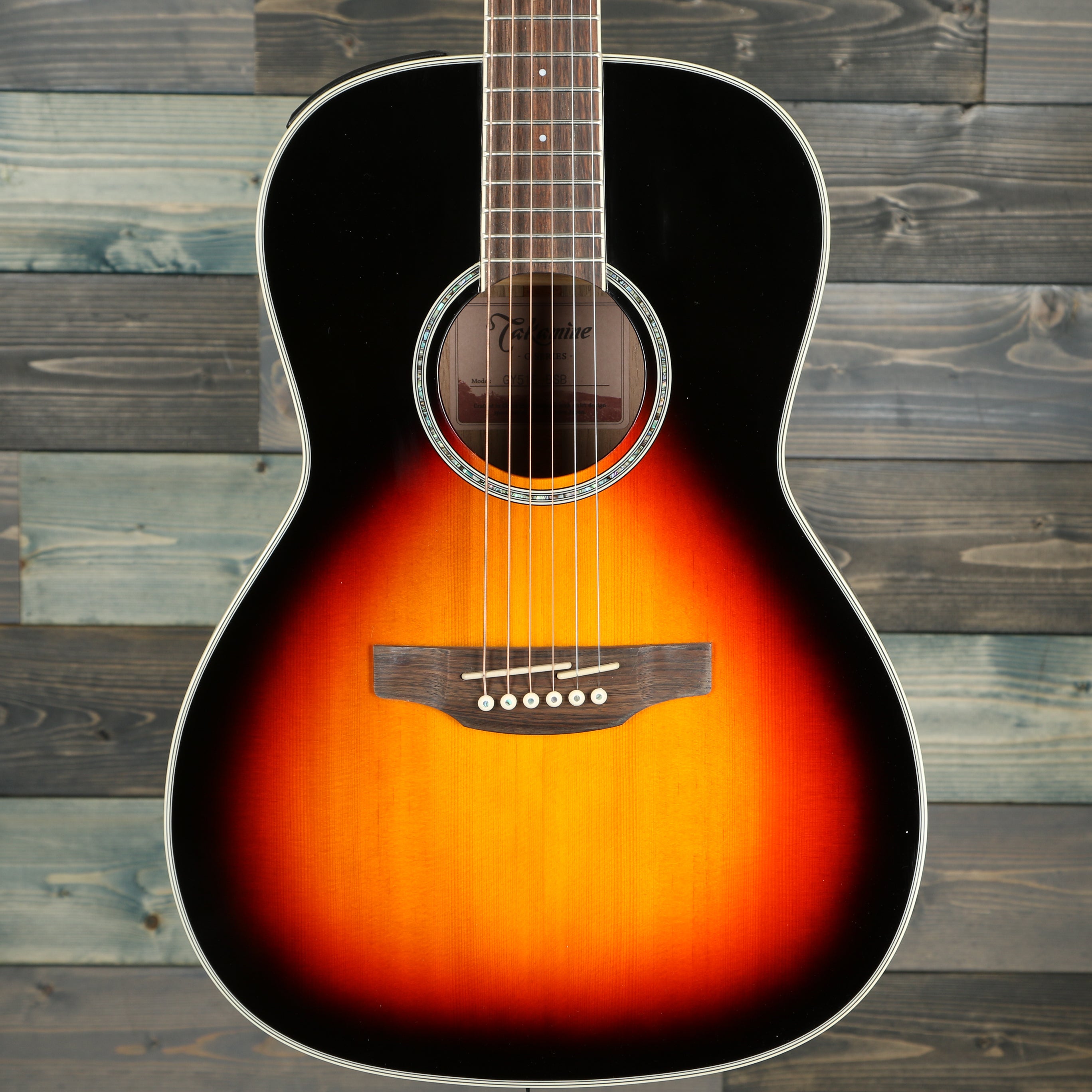 Takamine GY51E-BSB New Yorker A/E Guitar - Brown Sunburst