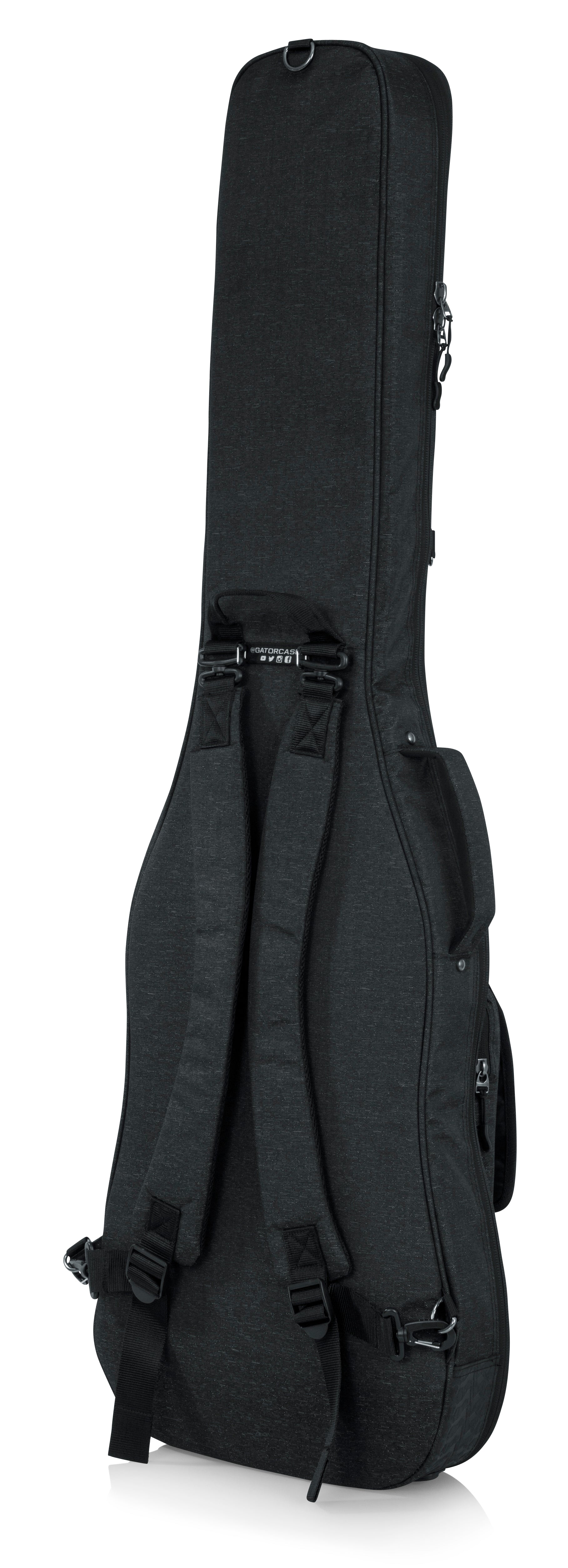 Gator Cases GT-BASS-BLK Transit Series Bass Gig Bag Characoal Black