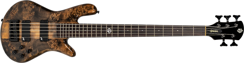 Spector NS Ethos 5 Bass Guitar - Super Faded Black Gloss