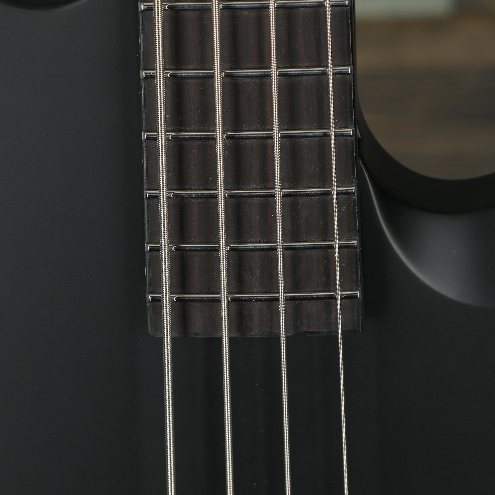 ESP LTD M-4 Bass Black Metal Series - Black Satin