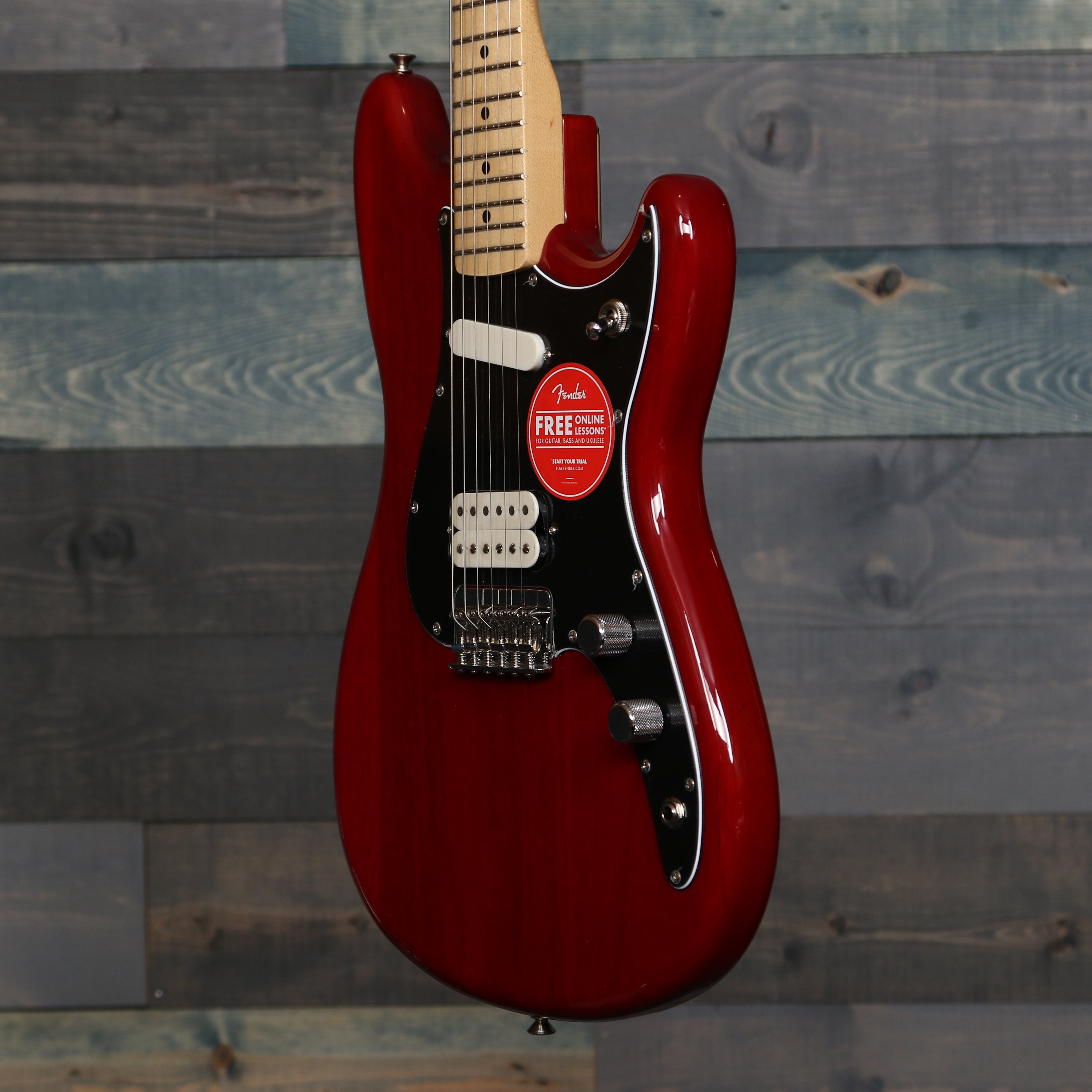 Fender Player Duo-Sonic™ HS, Maple Fingerboard, Crimson Red Transparent