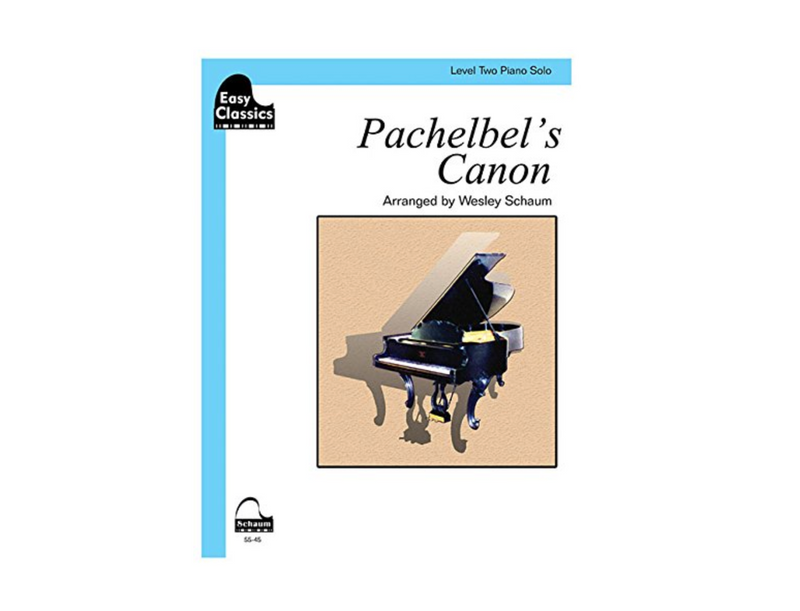 Pachelbel's Canon Schaum Easy Classics Level 2 Piano Solo