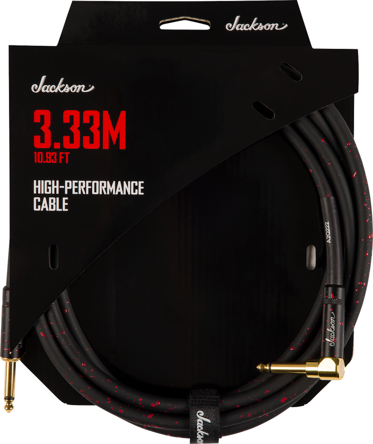 Jackson High Performance Cable, Black and Red, 10.93' (3.33 m)
