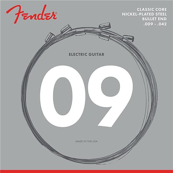 Fender Classic Core Electric Strings 3255L Nickel Plated Steel Bullet Ends 9