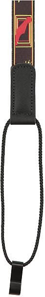 Fender Ukulele Strap, Black/Yellow/Red
