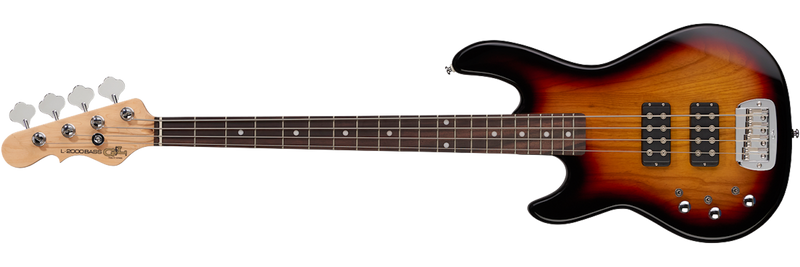 G&L Tribute Series L-2000 Lefty Bass Guitar - 3-Tone Sunburst