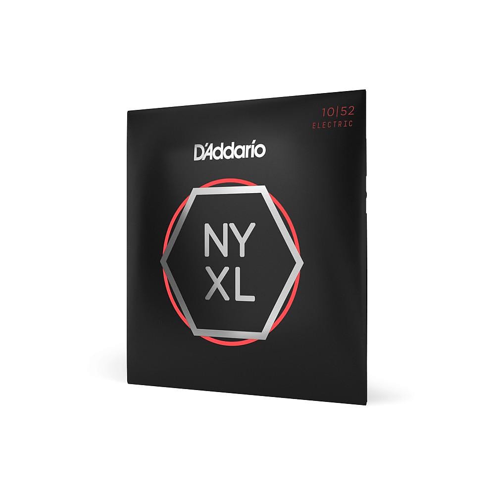 D'Addario NYXL1052 Nickel Wound, Light Top / Heavy Bottom, 10-52