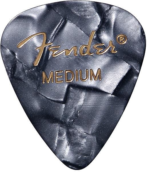 Fender Black Moto (12Pk) Medium Guitar Picks