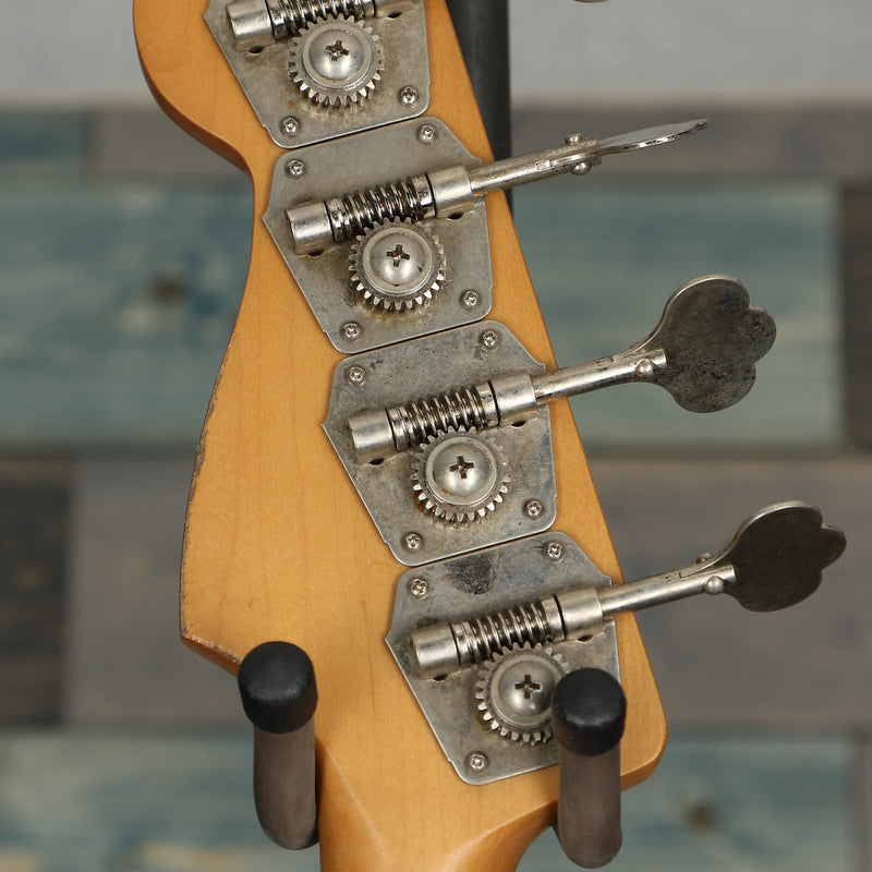 Fender 60th Anniversary Road Worn Jazz Bass Pau Ferro Fretboard Firemist Silver