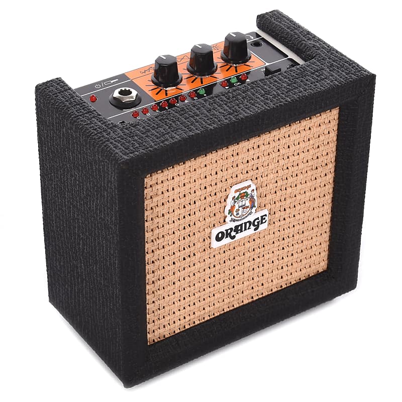 Orange Amps Crush Mini 3w Micro Amp Battery Powered - Black