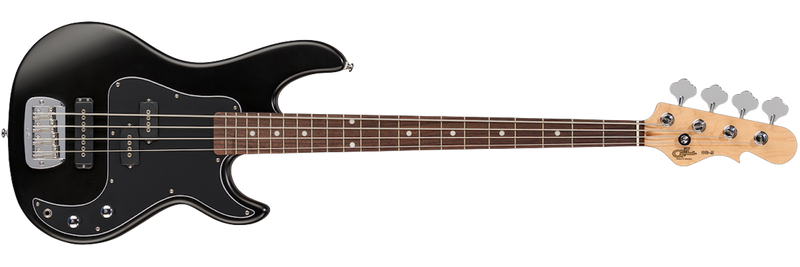 G&L Tribute SB-2 Bass Guitar - Black Frost
