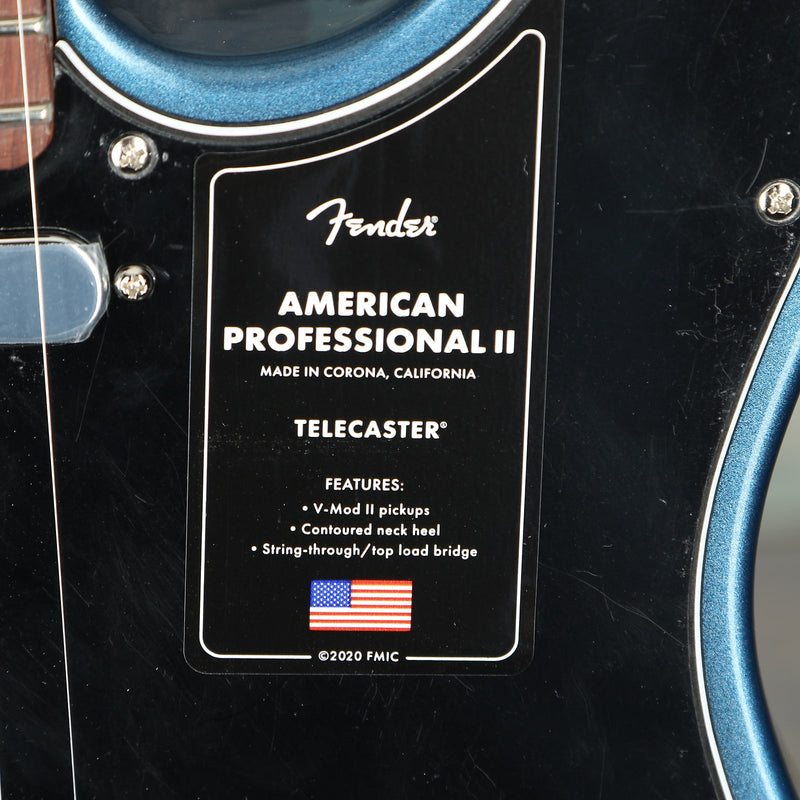 Fender American Professional II Telecaster, Rosewood FB, Dark Night w/Case