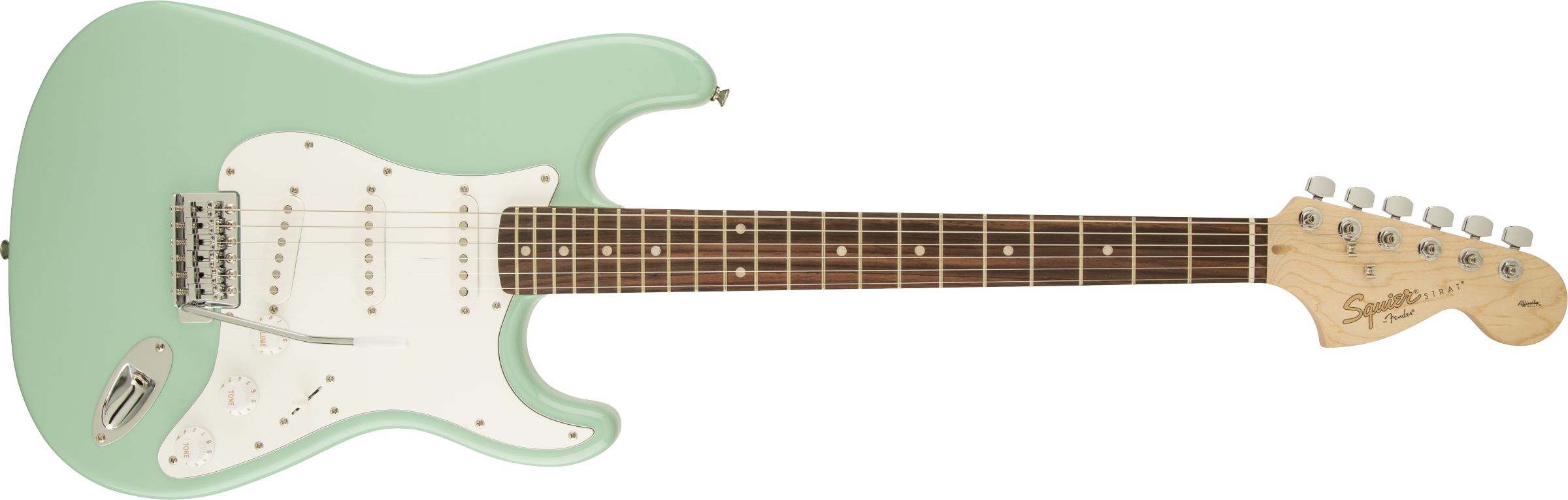 Fender Squier Affinity Series Stratocaster, Laurel Fingerboard, Surf Green