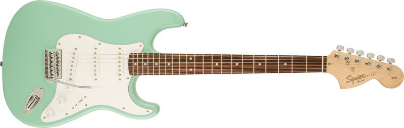 Fender Squier Affinity Series Stratocaster, Laurel Fingerboard, Surf Green