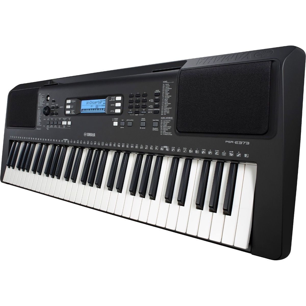 Yamaha PSRE373 Kit 61-key mid-level portable keyboard with SK B2