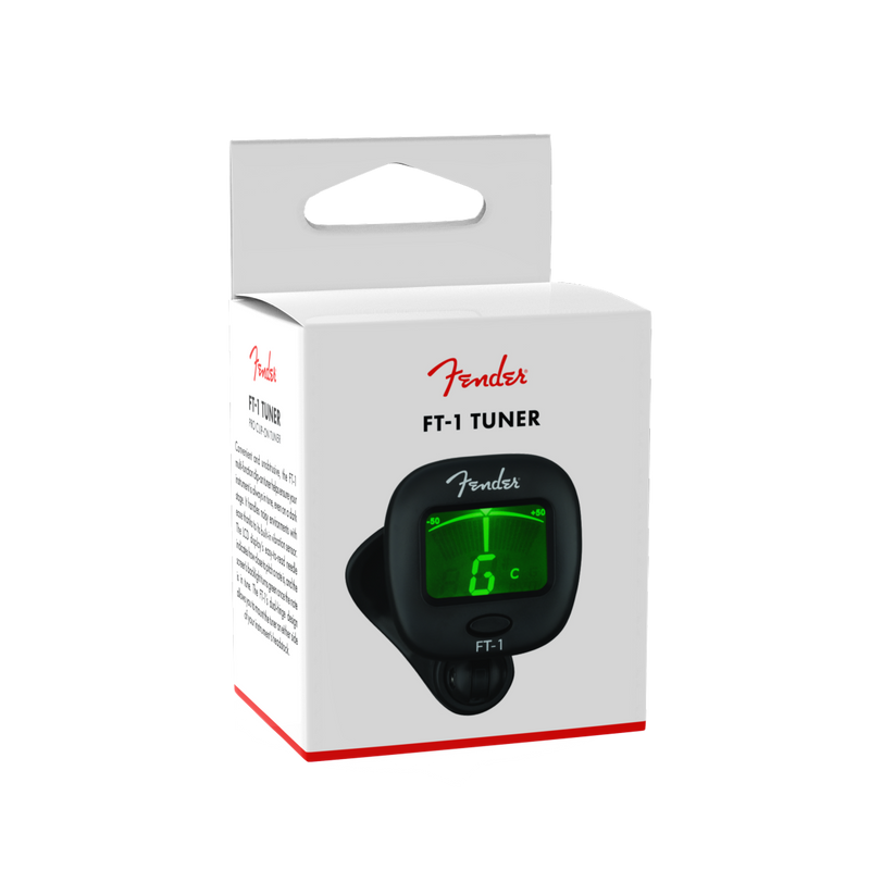 Fender FT-1 Pro Clip-On Tuner, Black