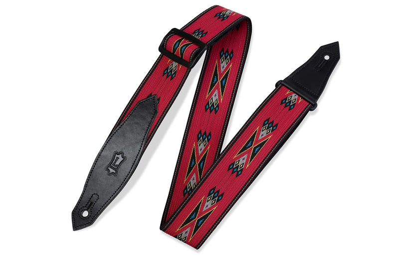 Levy's MSSN80-RED 2in Polypropylene Jacquard Weave - Red