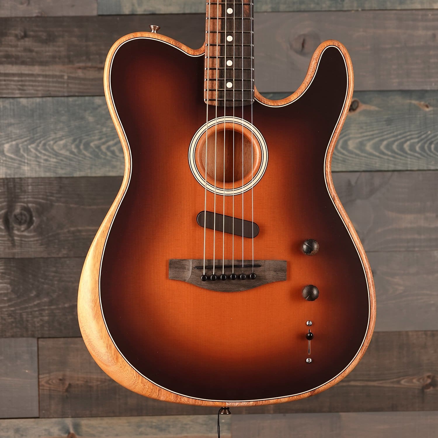 Fender American Acoustasonic™ Telecaster®, Ebony Fingerboard, Sunburst