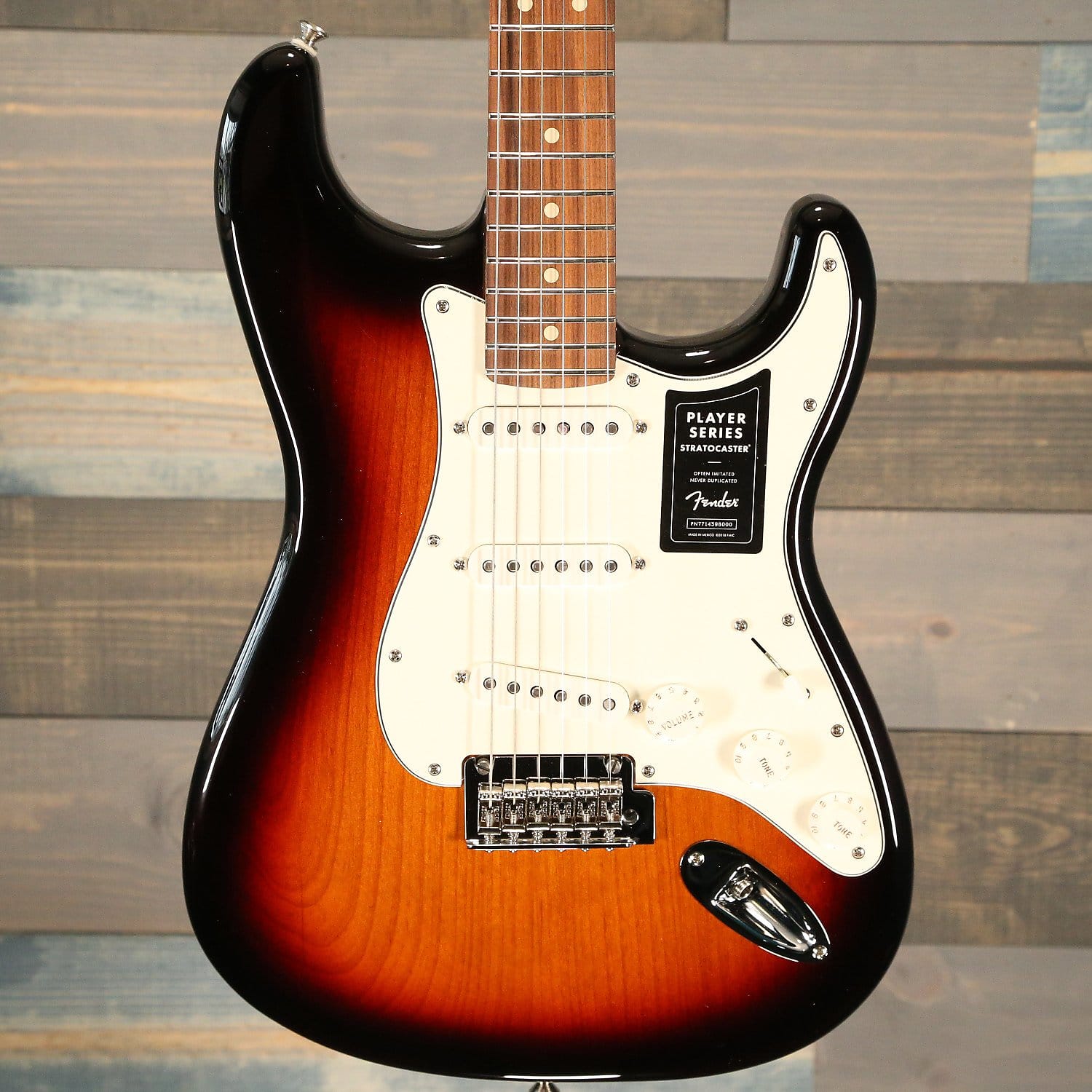 Fender Player Series Stratocaster Electric Guitar 3 Color Sunburst