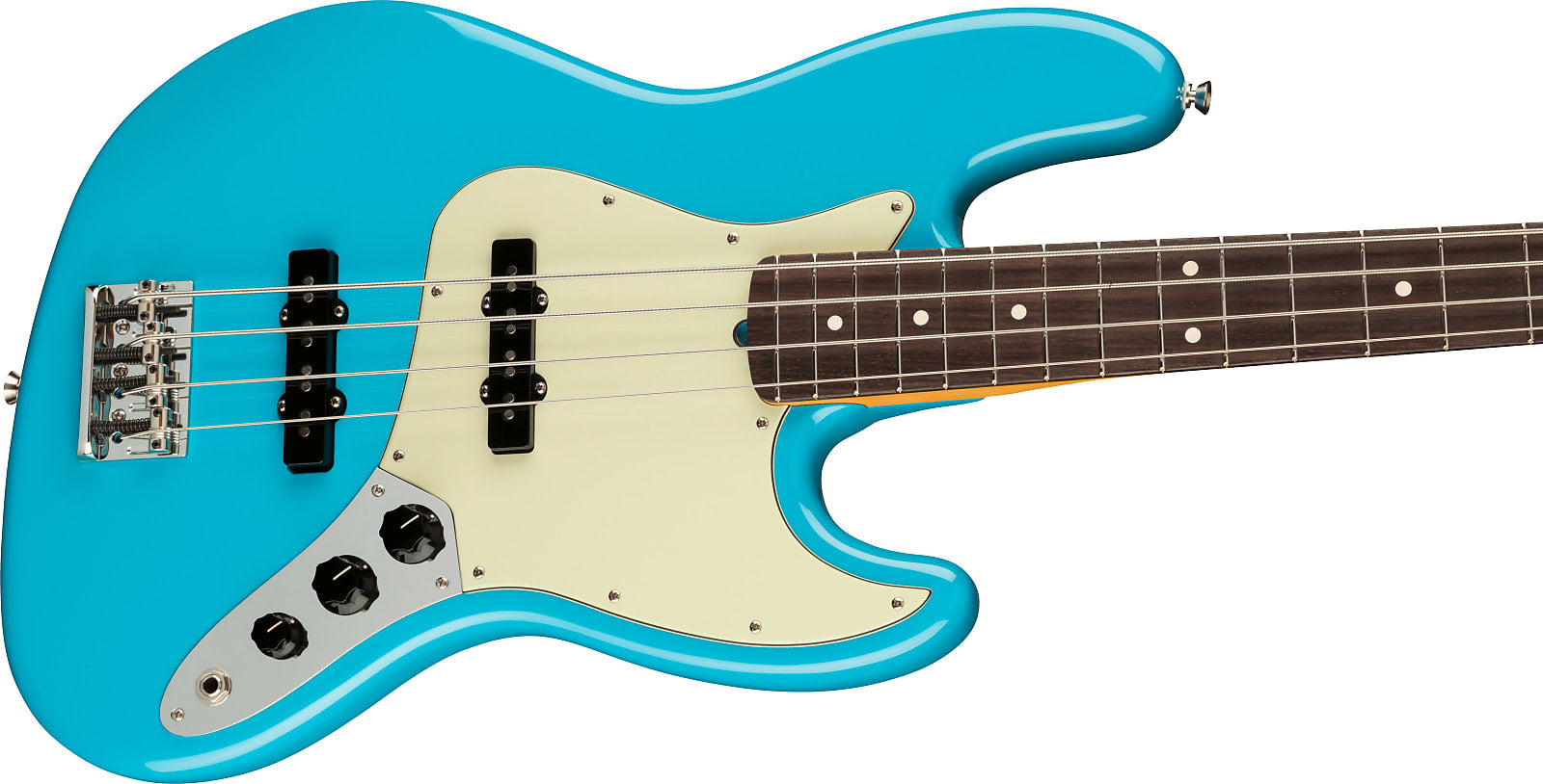 Fender American Professional II Jazz Bass, Rosewood Fingerboard, Miami Blue